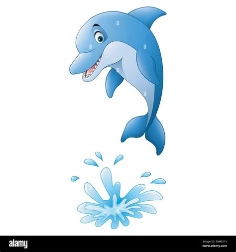 Cartoon Dolphin Jumping Out Water Cut Out Stock Images And Pictures Alamy