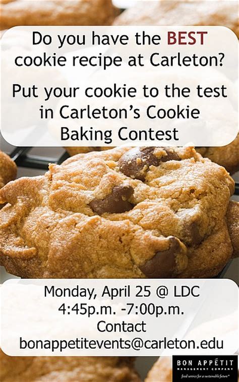 Ldc Cookie Contest Dining Services Carleton College