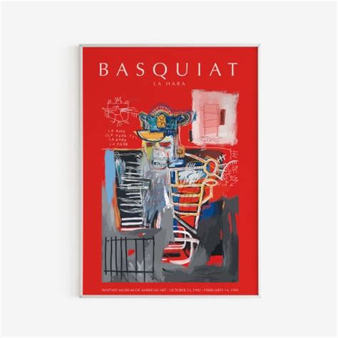 La Hara Jean Michel Basquiat Poster Printable Wall Art Etsy