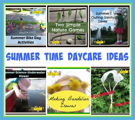 Summer Time Daycare Ideas How To Run A Home Daycare