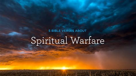 5 Bible Verses About Spiritual Warfare