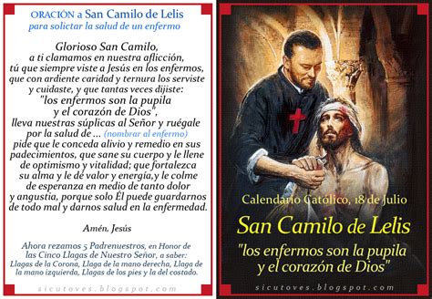 Difunde Tu Fe Catolica San Camilo De Lelis El Amor Por Los Enfermos