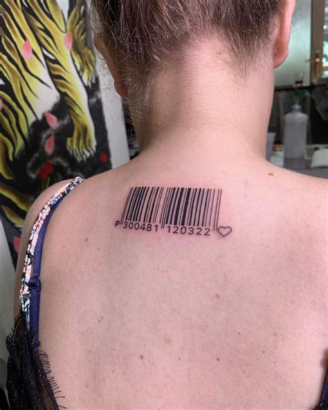 25 Cool Graphic Barcode Tattoo Small Tattoos And Ideas