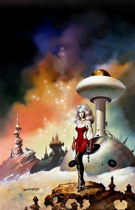 The Science Fiction Gallery Boris Vallejo The Red Princess 1982
