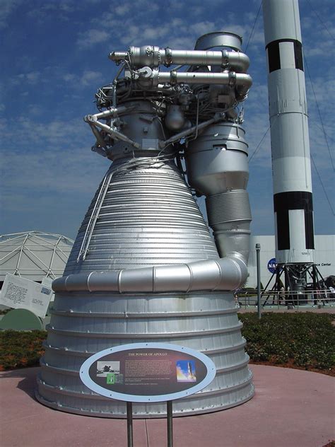 Rocket Garden Saturn V F 1 Engine The F 1 Is A Rocket En Flickr