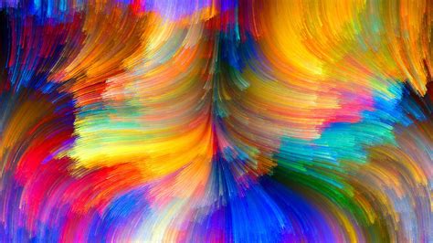 Abstract Colorful Wallpaper Hd Bright Colors Wallpaper Download 1600x900