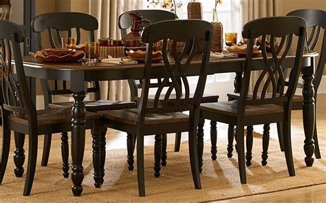 Ohana Black Rectangular Extendable Dining Room Set From Homelegance