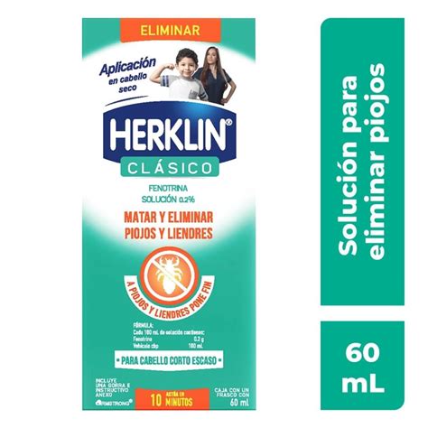 Shampoo Herklin NF Para Remover Piojos Y Liendres Ml Walmart