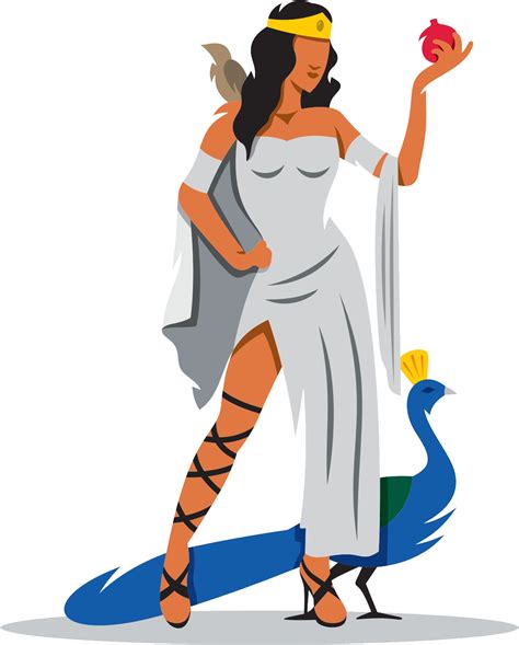 Hera Greek Goddess Cartoon