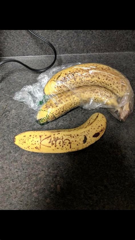 If You Put Your Name On A Bag Of Bananas—the Banana Will Steal Your