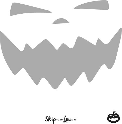 Pumpkin Face Stencils Free Printable Free Printable Templates