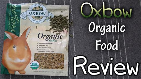 Oxbow animal health provides small pet care and supplies, with all of our innovative pet products formulated with quality ingredients and designed with the animals in mind. Oxbow Organic Rabbit Food Review - YouTube