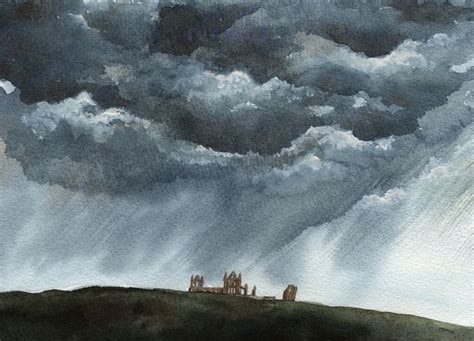 Whitby Abbey, home to Dracula by Nia Ellis | Whitby abbey, Whitby, Art