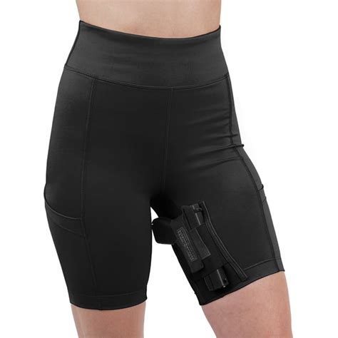 Womens Concealed Carry Thigh Holster Shorts Master Of Concealment