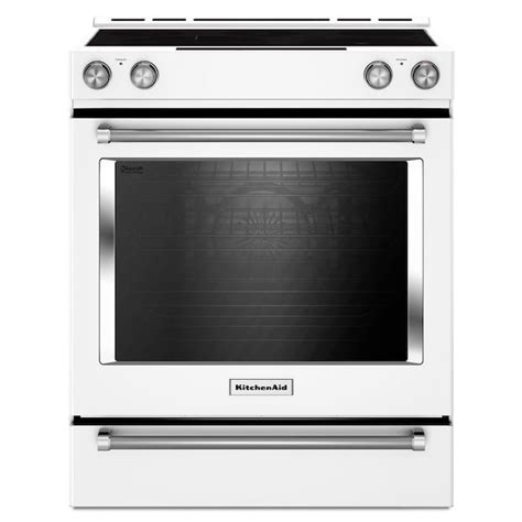 Kitchenaid Smooth Surface 5 Element 64 Cu Ft Self Cleaning Slide In