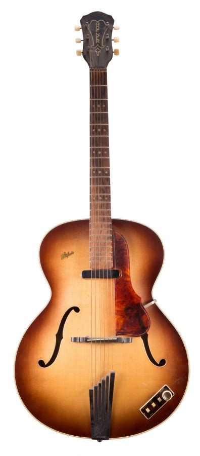 1959 Hofner Senator Electric Archtop Guitar Made In Germany Ser No 8xx4