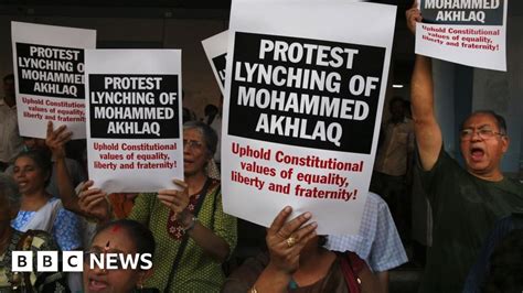 India Beef Lynching Police Charge 15 Suspects In Uttar Pradesh Bbc News