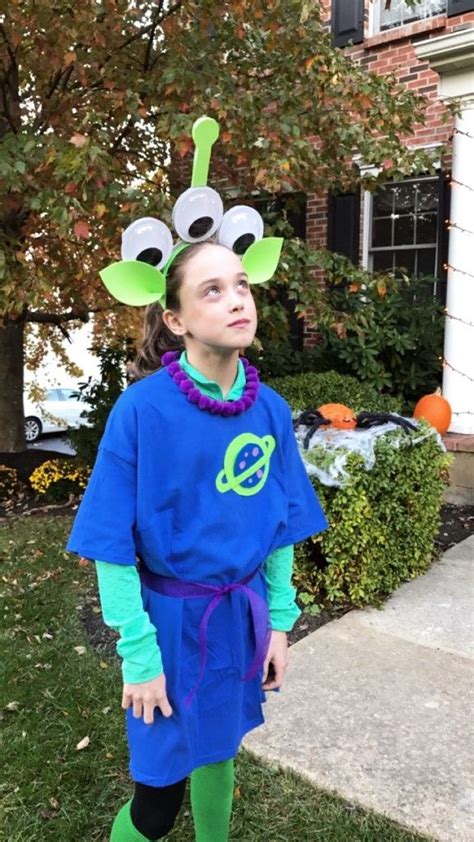 How To Make A Diy Toy Story Alien Costume Classy Mommy Diy Alien
