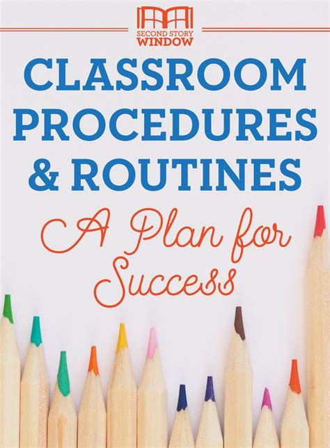 Establishing Classroom Procedures A Plan For Back To School Success