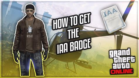 How To Get The Iaa Badge On Gta 5 Online Fast And Easy Ps5xbxpc Youtube