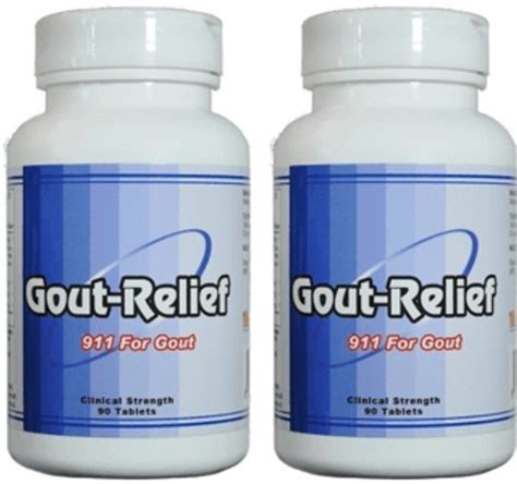 Gout Relief 180 Tablets 911 For Gout Western Herbal And Nutrition