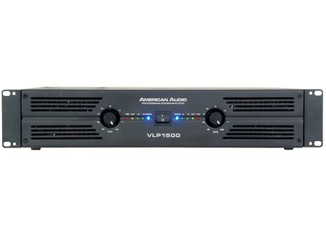 American Audio Vlp 1500 Amplifier Huss Light And Sound