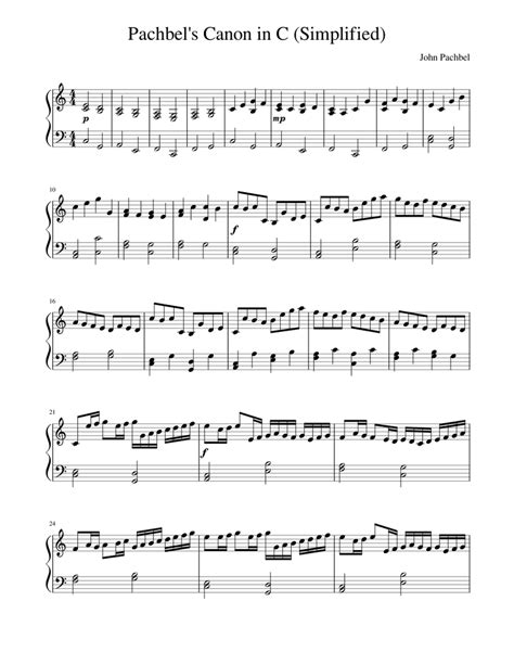 Here are the 5 greatest resources for finding free most of the music you will find on this site is from before the 2000's but they are the original sheets in pdf form. Pachelbel's Canon in C (Simplified) Sheet music for Piano | Download free in PDF or MIDI ...