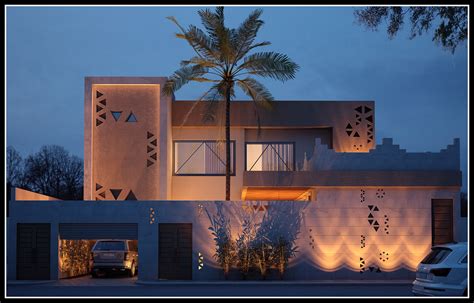 Traditional Villa In Saudi Arabia On Behance