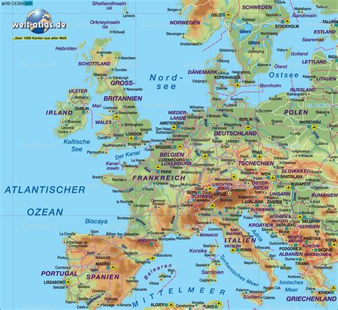 Karte Von Mitteleuropa Mitteleuropa Karte Auf Welt Atlasde Atlas