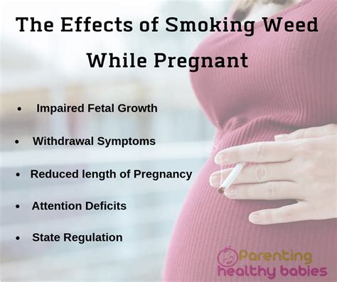smoking weed while pregnant