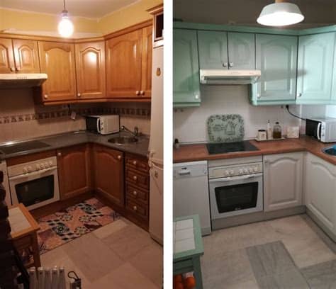 En la cocina es importante desengrasar a fondo, ya que los. Pintar muebles de cocina