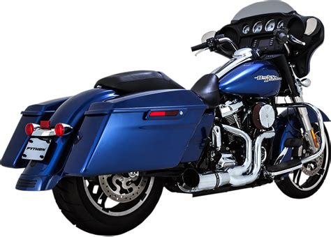 Mohican, il sound, frutto di lunga ricerca… Python Chrome 2 into 1 Rayzer Exhaust for 17-19 Harley ...