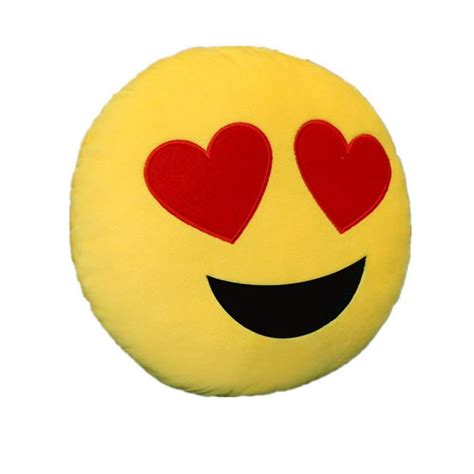 Emoji Emoticon Cushion Stuffed Plush Pillow Toy 12 Inches 1pack Random