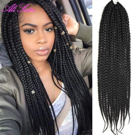 Crochet braiding is a technique used to add extensions to women's hair. 3X box braids hair crochet braids hairstyles secret hair ...