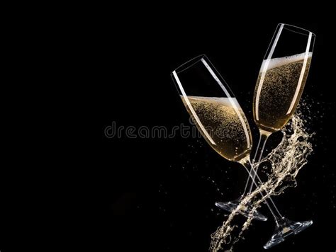 Glasses Of Champagne Celebration Theme Stock Image Image Of
