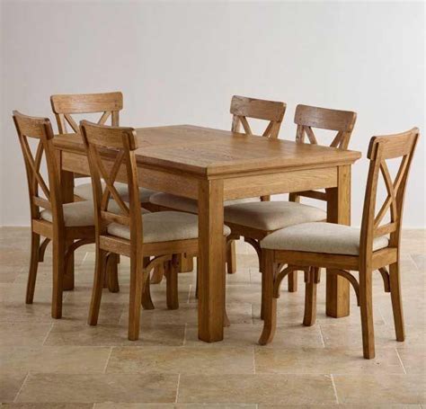 6 seater wooden dining table rs. 20 Best Oak 6 Seater Dining Tables | Dining Room Ideas