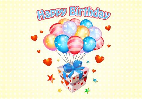 Free Printable Free Pictures Of Happy Birthday Balloons