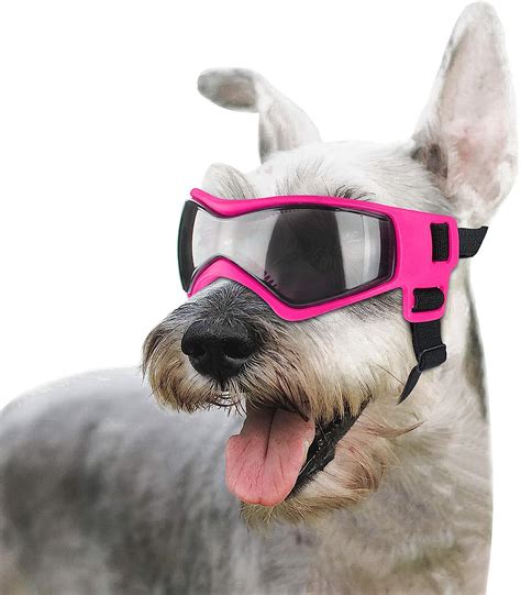 Petleso Dog Goggles For Medium Breed Anti Uv Windproof Eye Protection