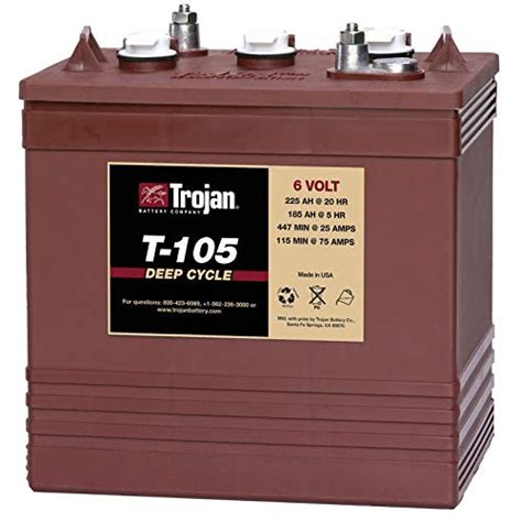 Trojan 6 V Battery T 105 Course Tested And Expert Review