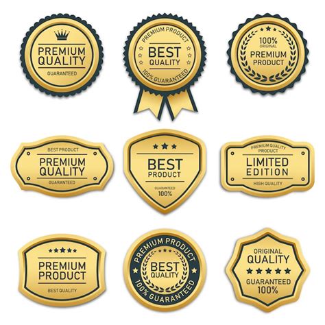 Premium Vector Collection Of Badges And Labels Best Quality Product
