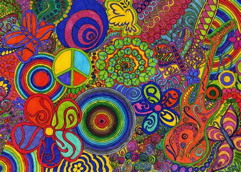 Psychedelic Art Hd Wallpaper Background Image