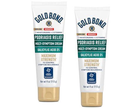 Gold Bond Ultimate Multi Symptom Psoriasis Relief Cream 4 Oz Pack Of 2