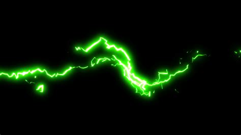 Green Electric Lightning Thunder 1797657 Stock Video At Vecteezy