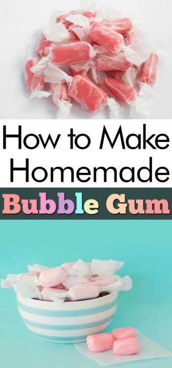 How To Make Homemade Bubble Gum My List Of Lists