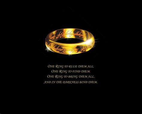 The One Ring Wallpapers Wallpaper Cave