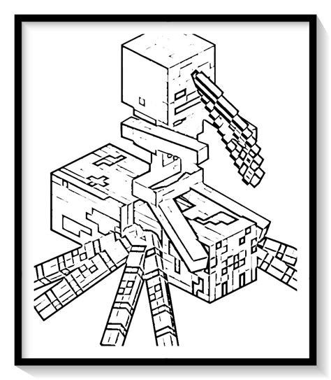 Minecraft Colorear E Imprimir 🥇 Dibujo Imágenes