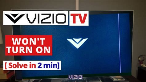 Why Vizio Tv Wont Turn On