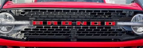 2021 2022 Ford Bronco Grill Decal Overlays Etsy
