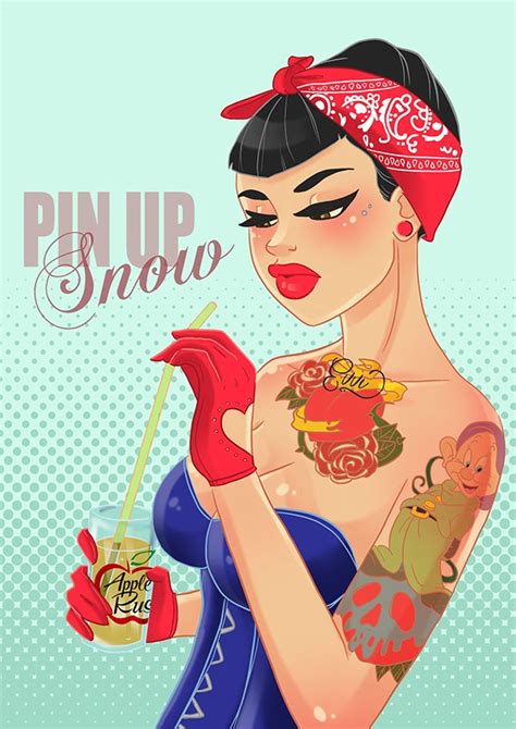 Tattooed Disney Princesses Hipster Glam Pin Up And Gothic Geektyrant