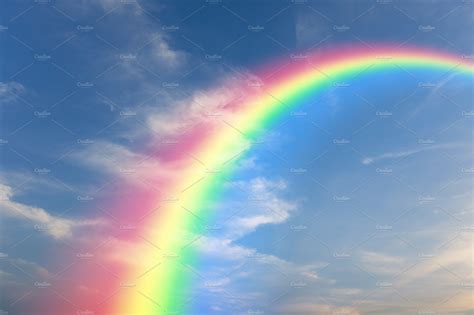 Rainbow And Sunset Sky Background Sunset Sky Sunset Pictures
